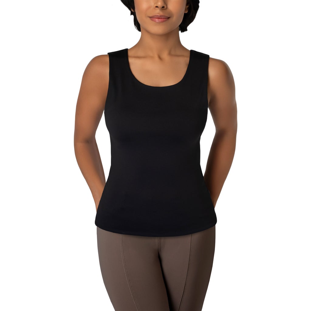 [color:black] Layer Zero by 32 Degrees Women's Double Lined Tank Top, 2-pack - Black - image 4