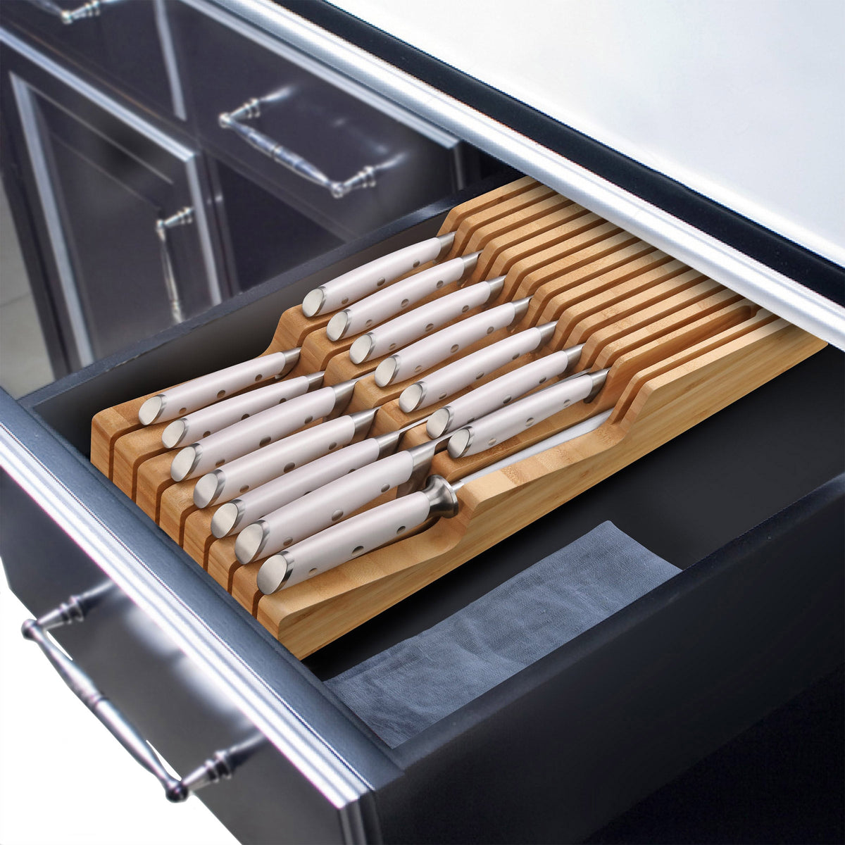 Cangshan Alps Series German Steel 15-piece Knife In-Drawer Set