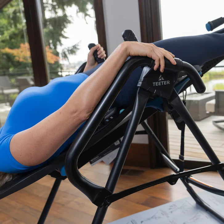 Teeter FitSpine FX-3 Inversion Table w/ Heat & Vibration Cushion + Mat - image 6