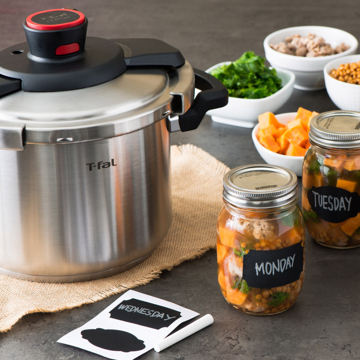 T-fal Clipso 8-quart Stainless Steel Stovetop Pressure Cooker