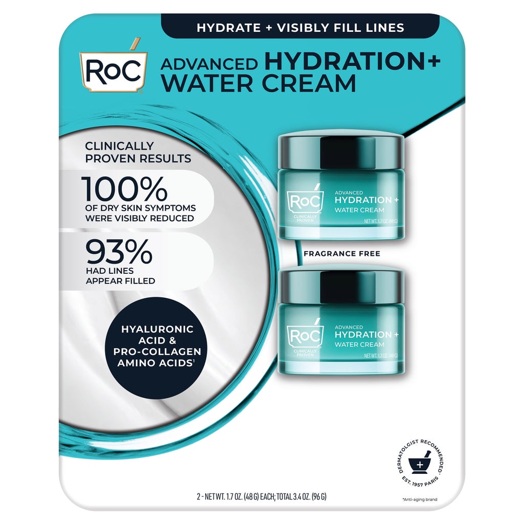 ROC Advanced Hydration + Water Cream, 1.7 oz, 2-pack - product image
