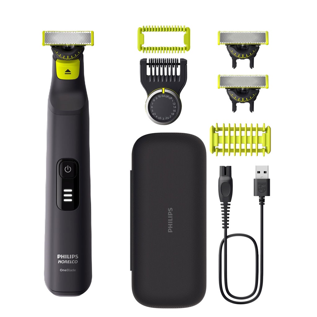 Philips Norelco OneBlade 360 Pro Face + Body Hybrid Electric Trimmer and Shaver - product image