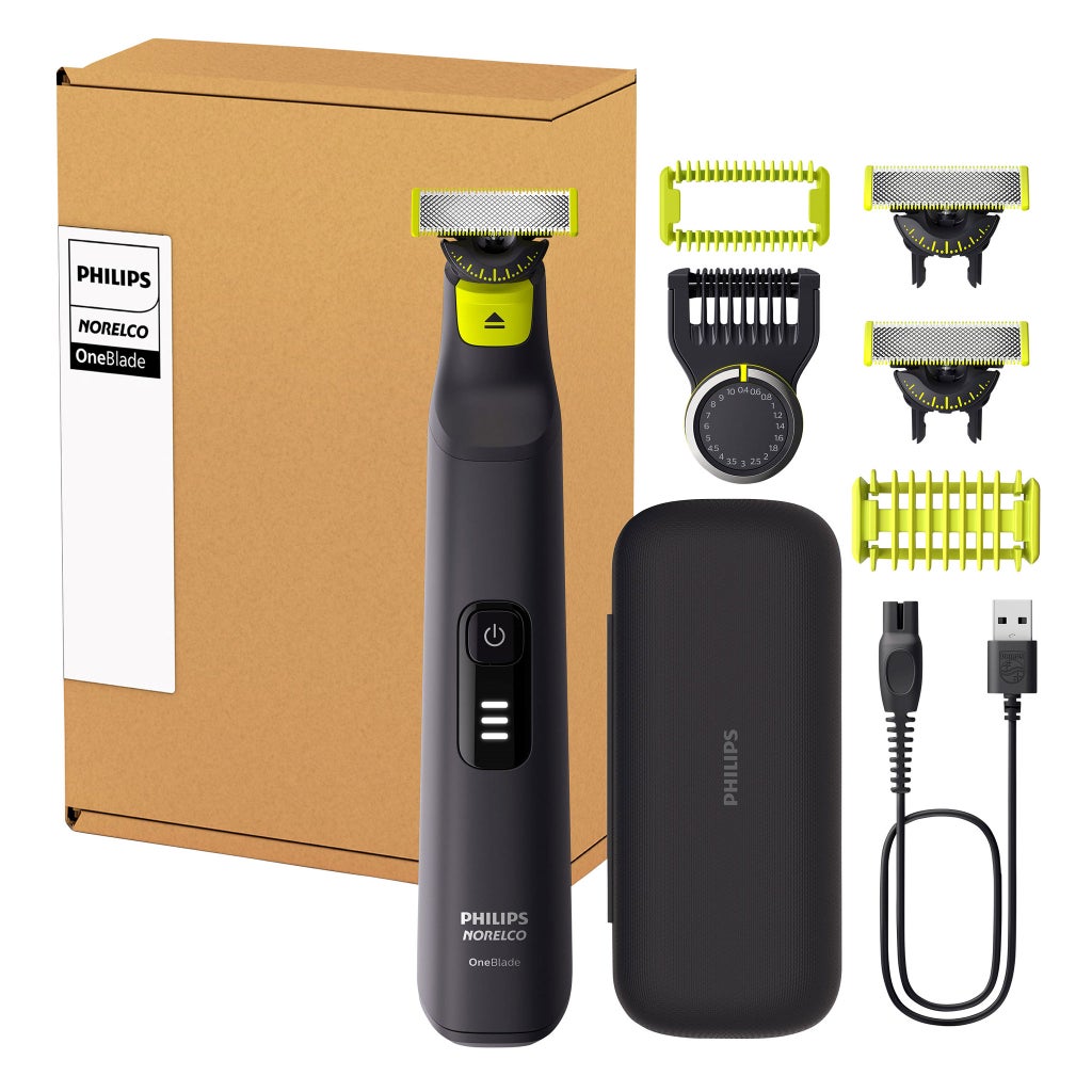 Philips Norelco OneBlade 360 Pro Face + Body Hybrid Electric Trimmer and Shaver - product image