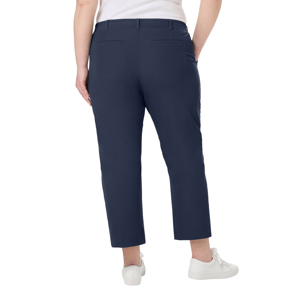 [color:navy] Kirkland Signature Women's Travel Pant - Navy - image 4