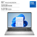Dell 16" Laptop - Intel Core 7 150U - FHD+ (1920 x 1200) Touchscreen - 32GB RAM - 1TB SSD - Windows 11 Home – image 1