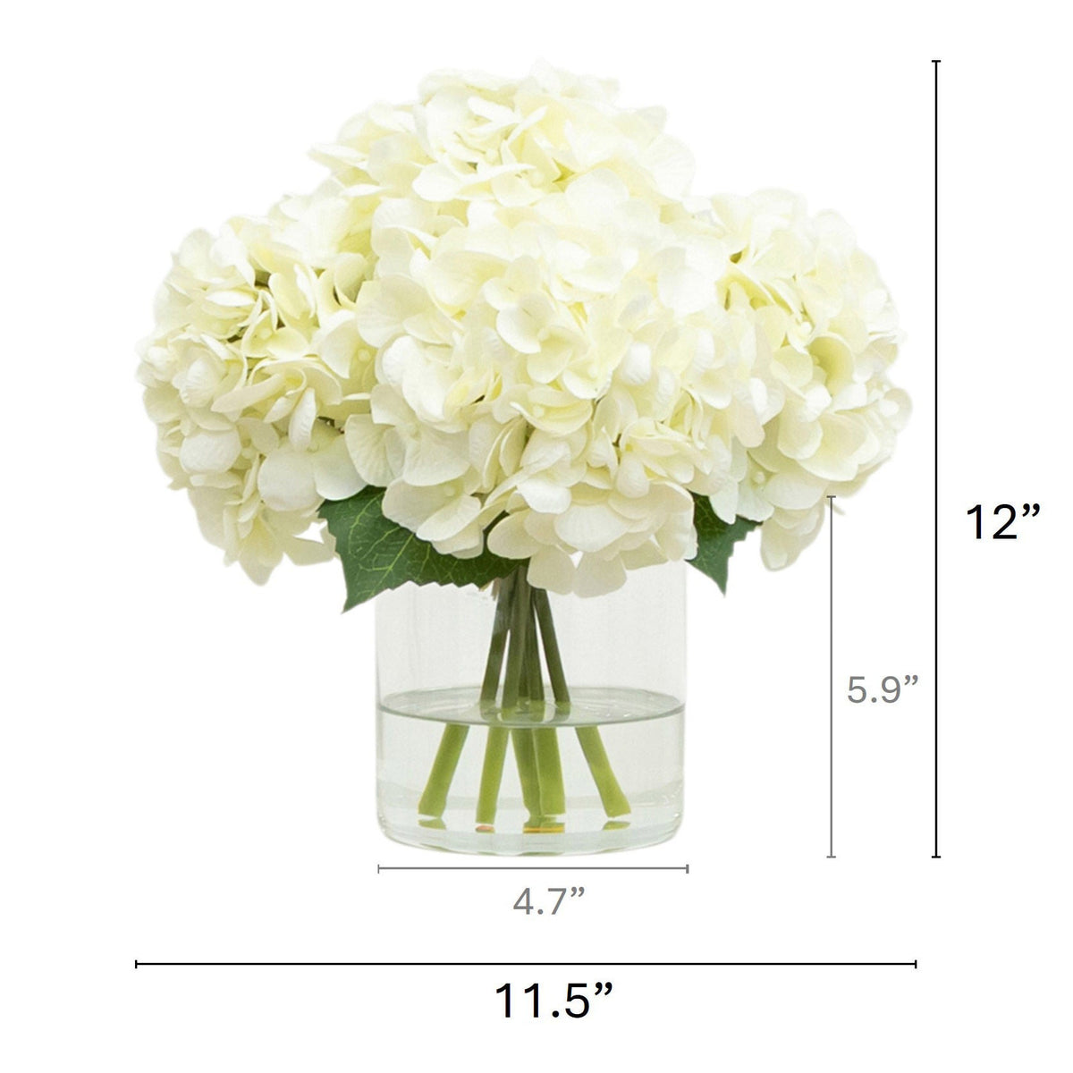 Faux 12 " Hydrangea Arrangement