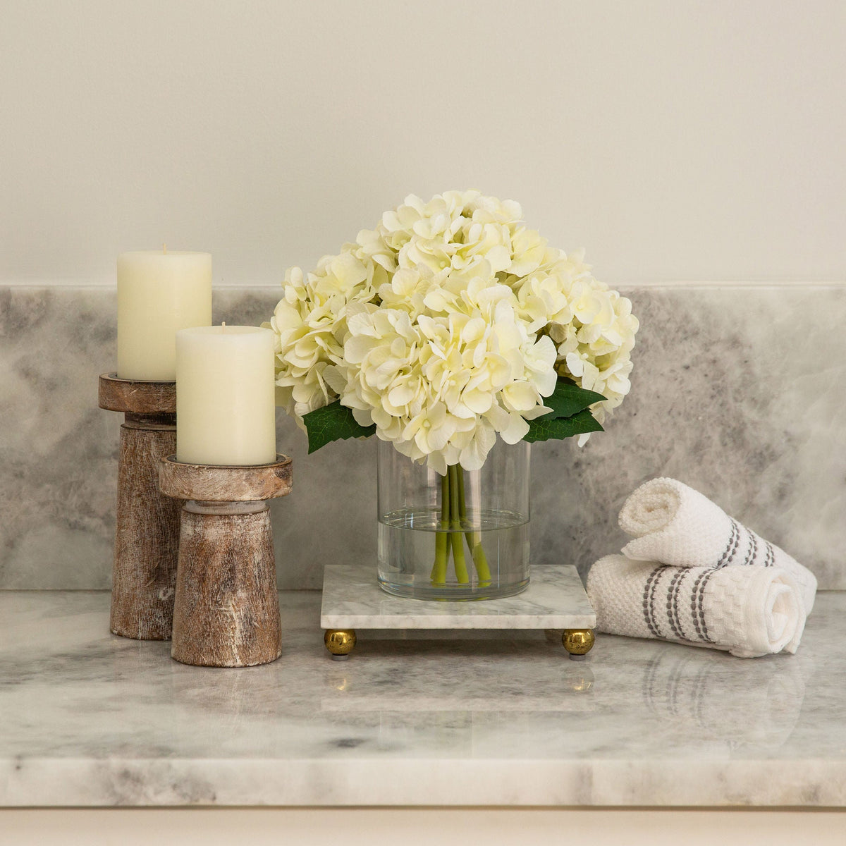 Faux 12 " Hydrangea Arrangement