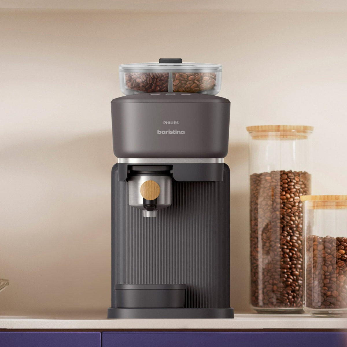 Philips Baristina Dual Bean Automatic Espresso Machine with Grinder