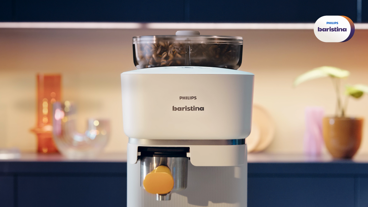 Philips Baristina Dual Bean Automatic Espresso Machine with Grinder