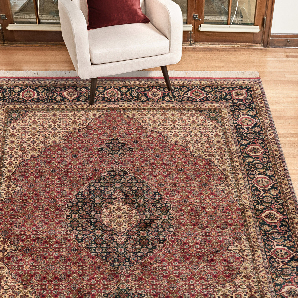 Chatsworth Hand Knotted Rug Collection, Wilton House Rose