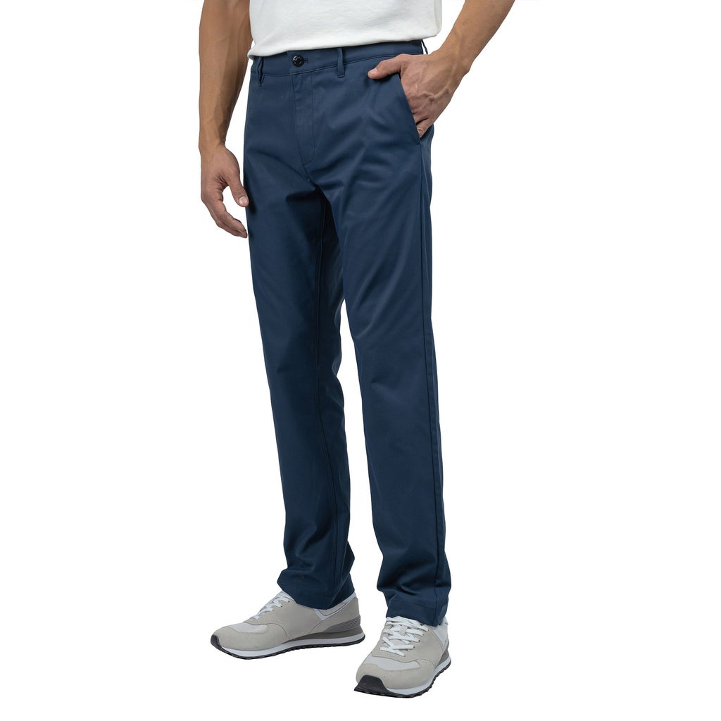 [color:blue] Scott Barber Men's Performance Chino Pant - Blue - image 2