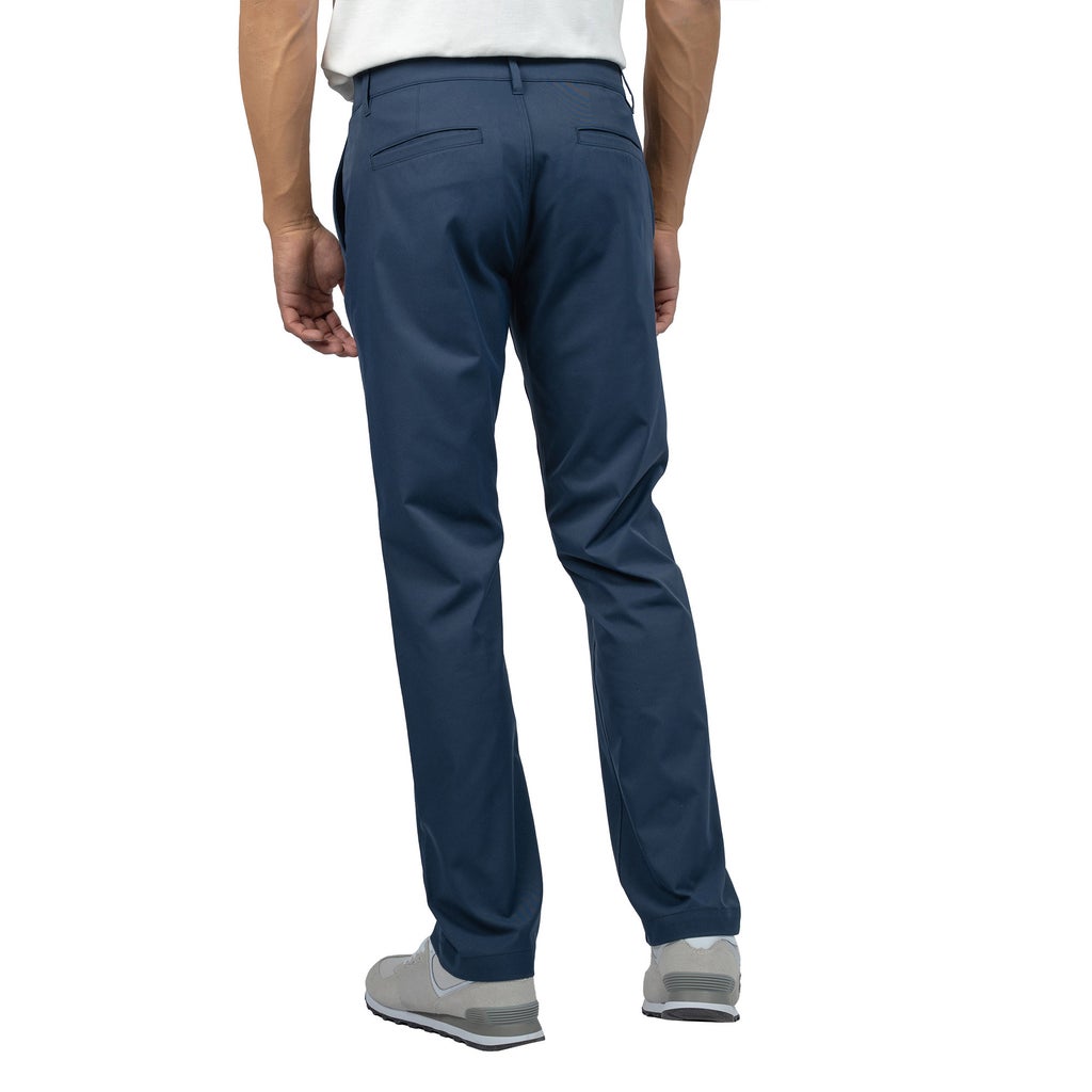 [color:blue] Scott Barber Men's Performance Chino Pant - Blue - image 4