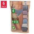 Felina Women's Organic Cotton Stretch Bikini, 6-pack - product image