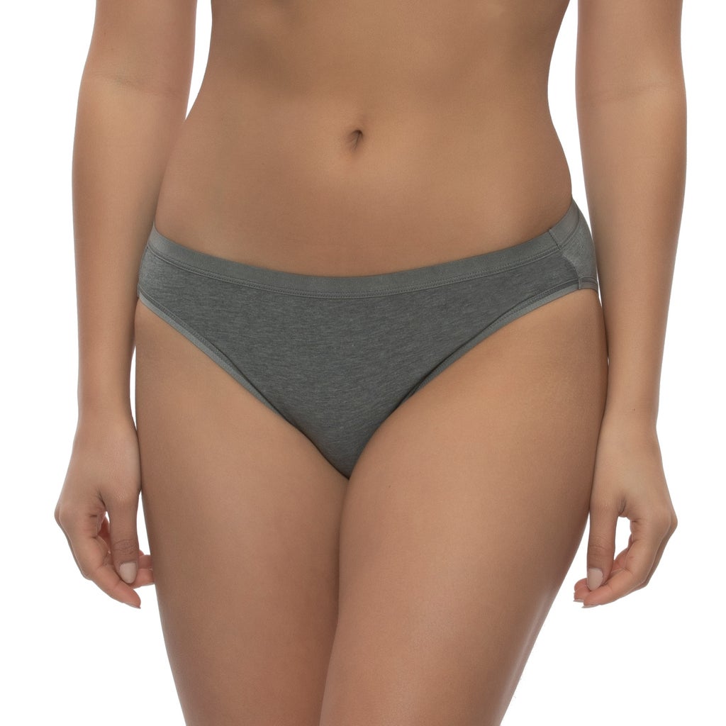 Felina Women's Organic Cotton Stretch Bikini, 6-pack - image 5