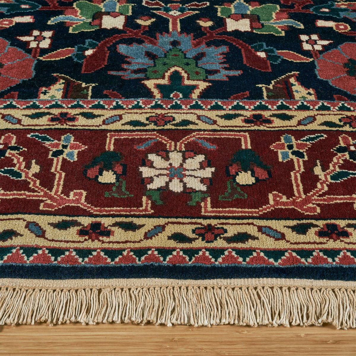Chatsworth Hand Knotted Rug Collection, Beckley Park Blue