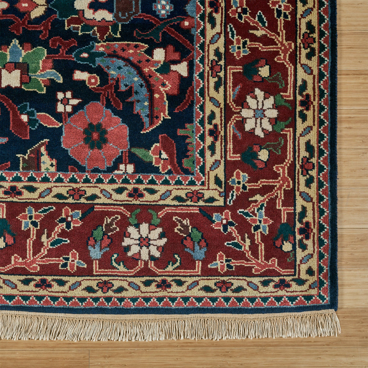 Chatsworth Hand Knotted Rug Collection, Beckley Park Blue