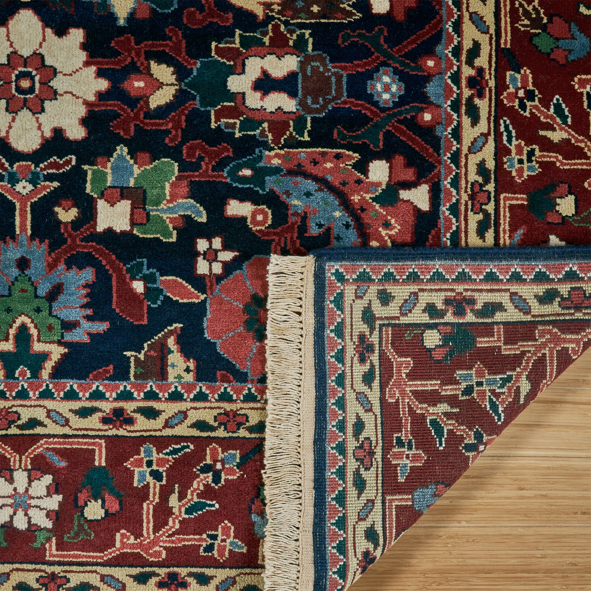 Chatsworth Hand Knotted Rug Collection, Beckley Park Blue