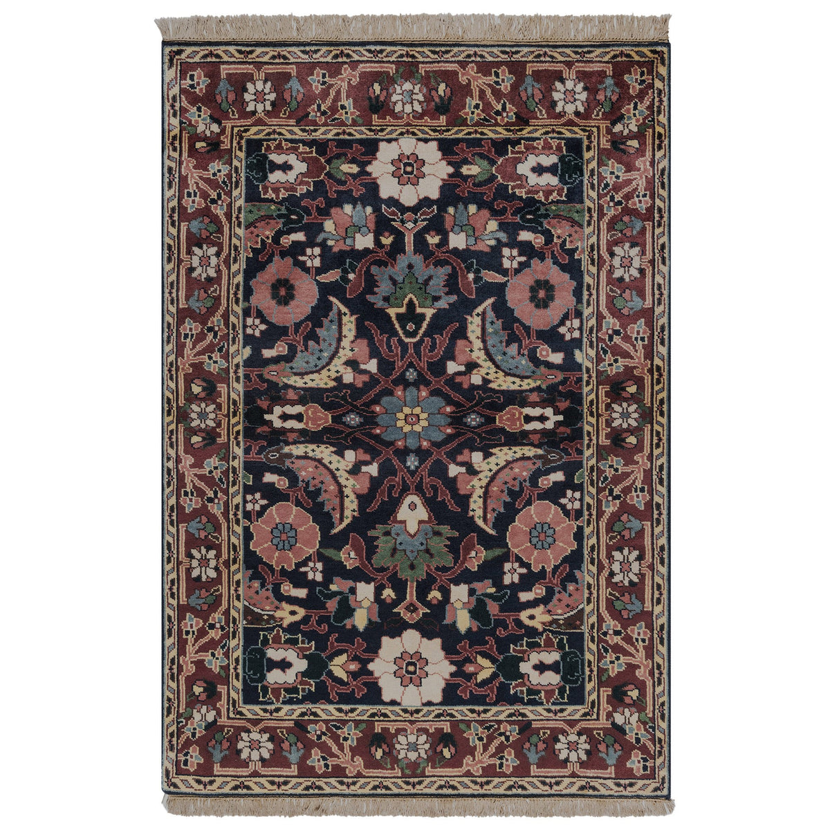 Chatsworth Hand Knotted Rug Collection, Beckley Park Blue