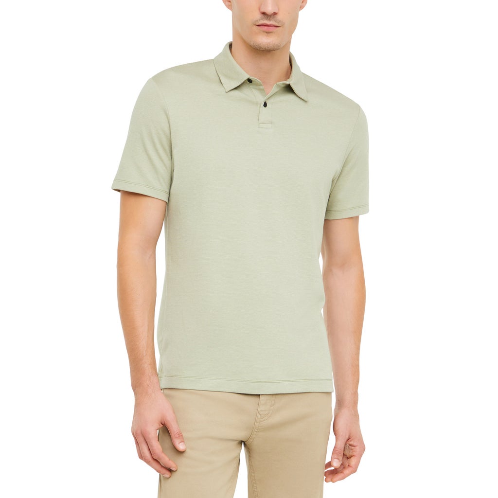 [color:green] Banana Republic Men's Luxe Polo - Green - image 1