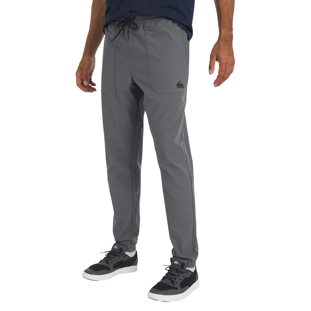 [color:gray] Quiksilver Men's Stretch Woven Jogger - Gray - image 2