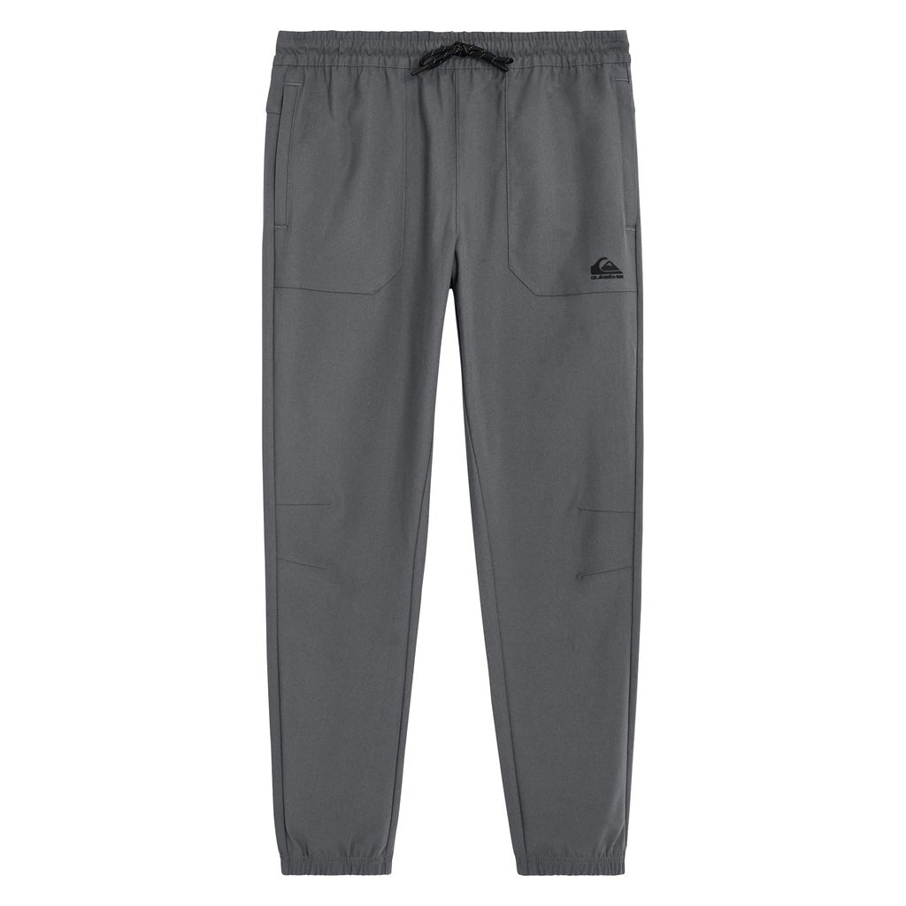 [color:gray] Quiksilver Men's Stretch Woven Jogger - Gray - image 6