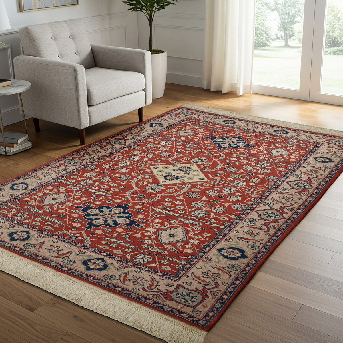 Montacute Hand Knotted Rug Collection, Chelsea Terra