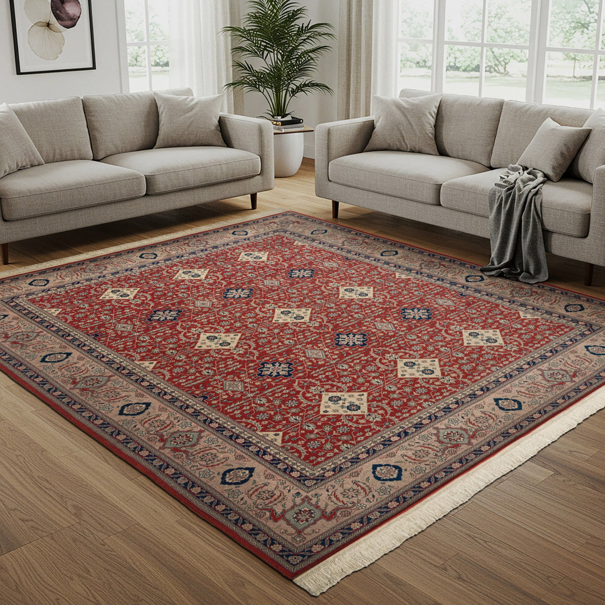 Montacute Hand Knotted Rug Collection, Chelsea Terra