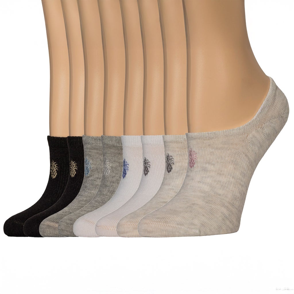 [color:black] Tommy Bahama Women's Performance Liner Sock, 8-pair - Black - image 10