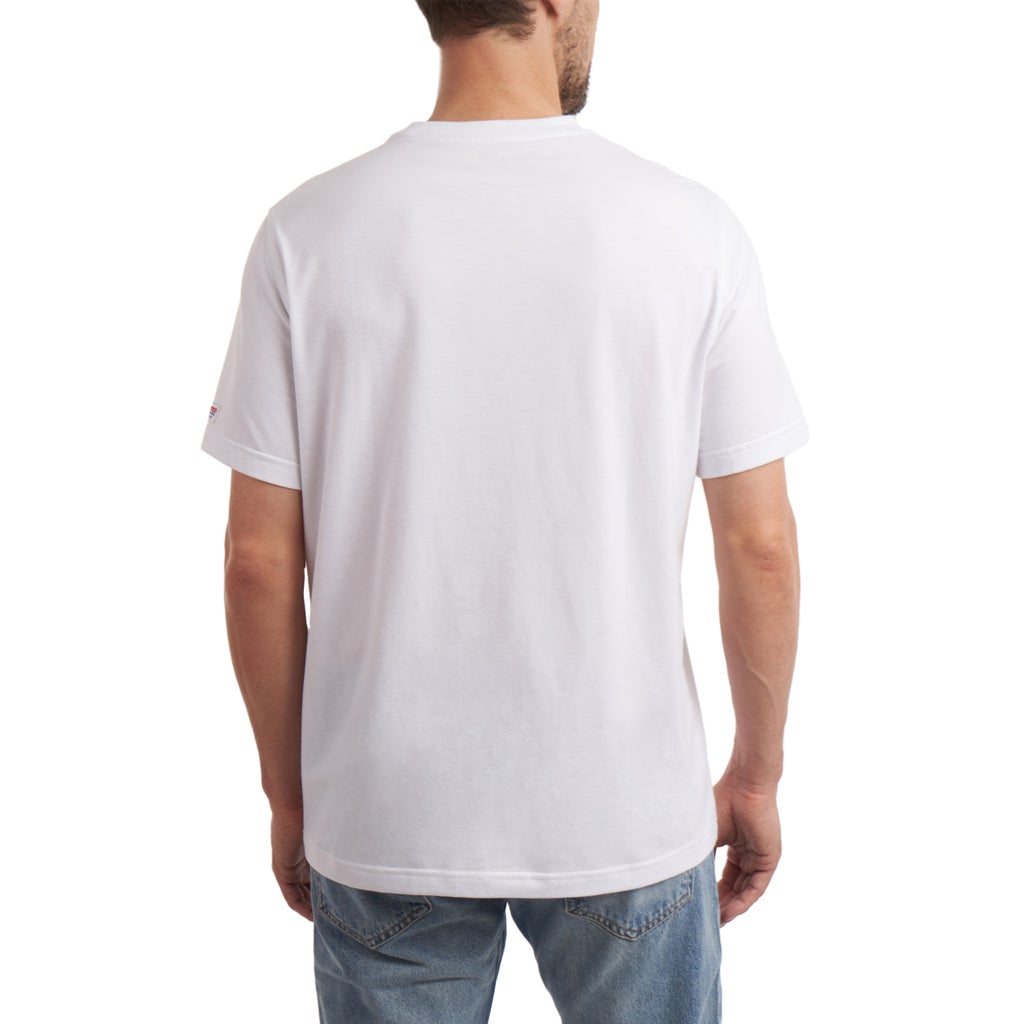 [color:white] Wholesale Unisex Logo Tee - White - image 15