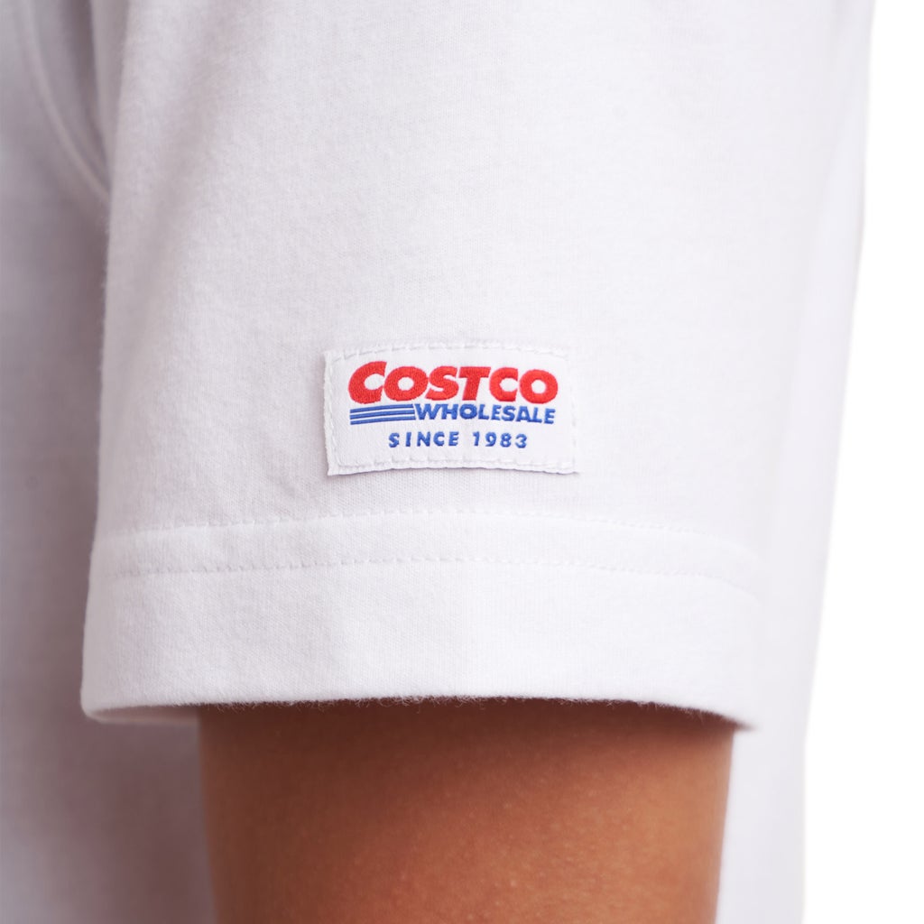 [color:white] Wholesale Unisex Logo Tee - White - image 6