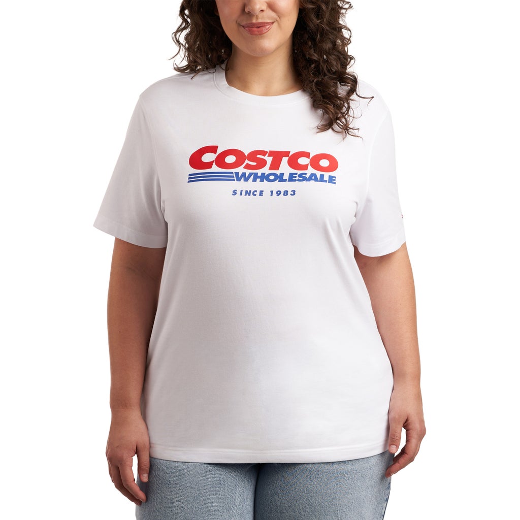 [color:white] Wholesale Unisex Logo Tee - White - image 17