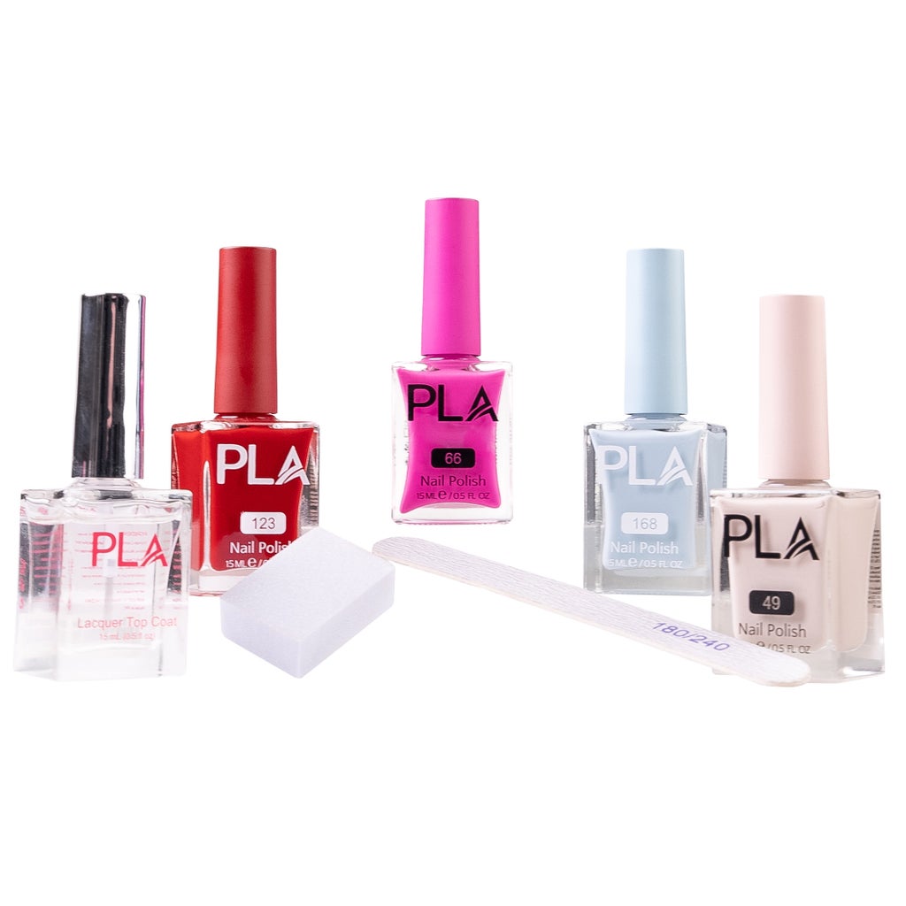 PLA Beauty 7-piece Nail Lacquer Polish Kit - product image