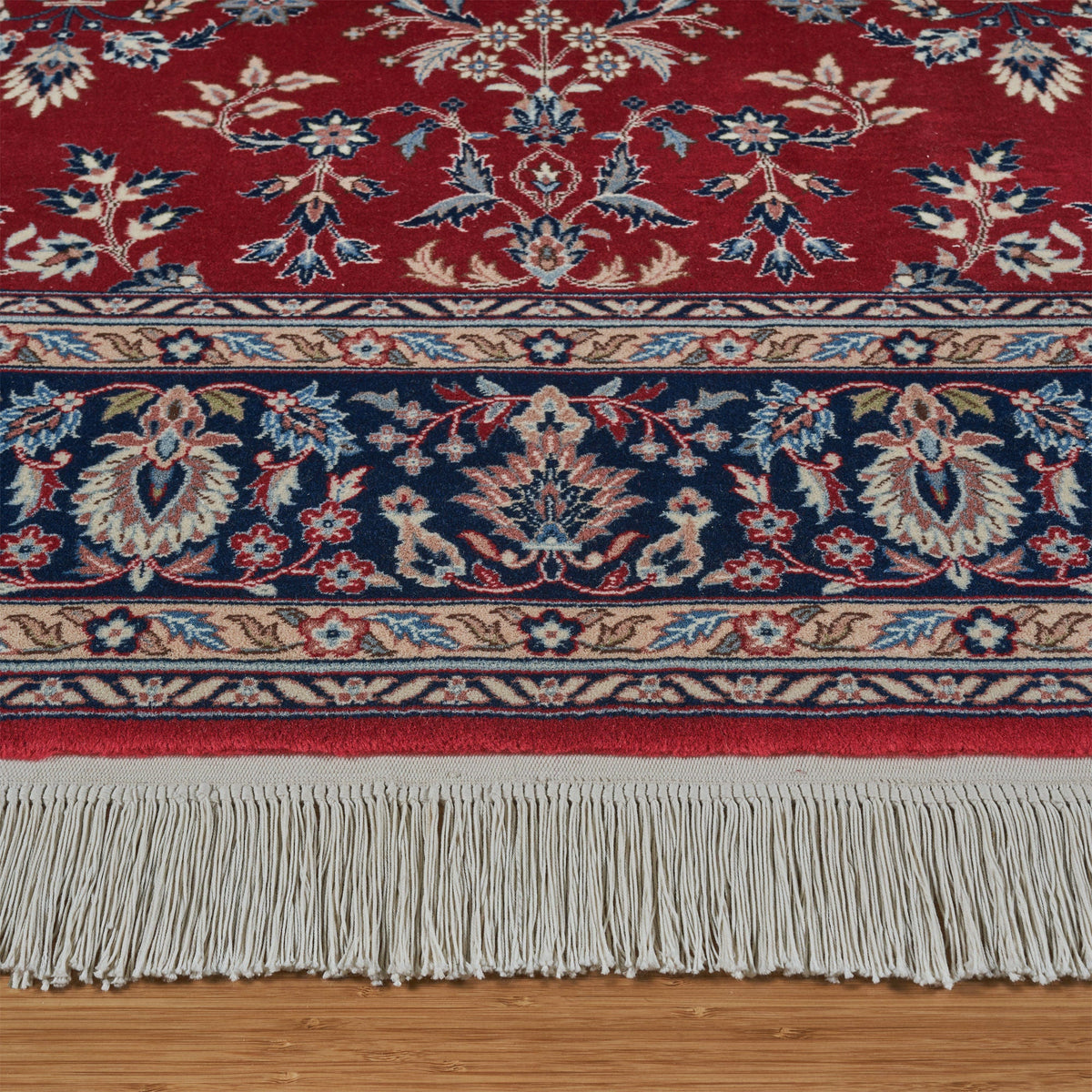 Montacute Hand Knotted Rug Collection, Grand Sarouk Red Navy