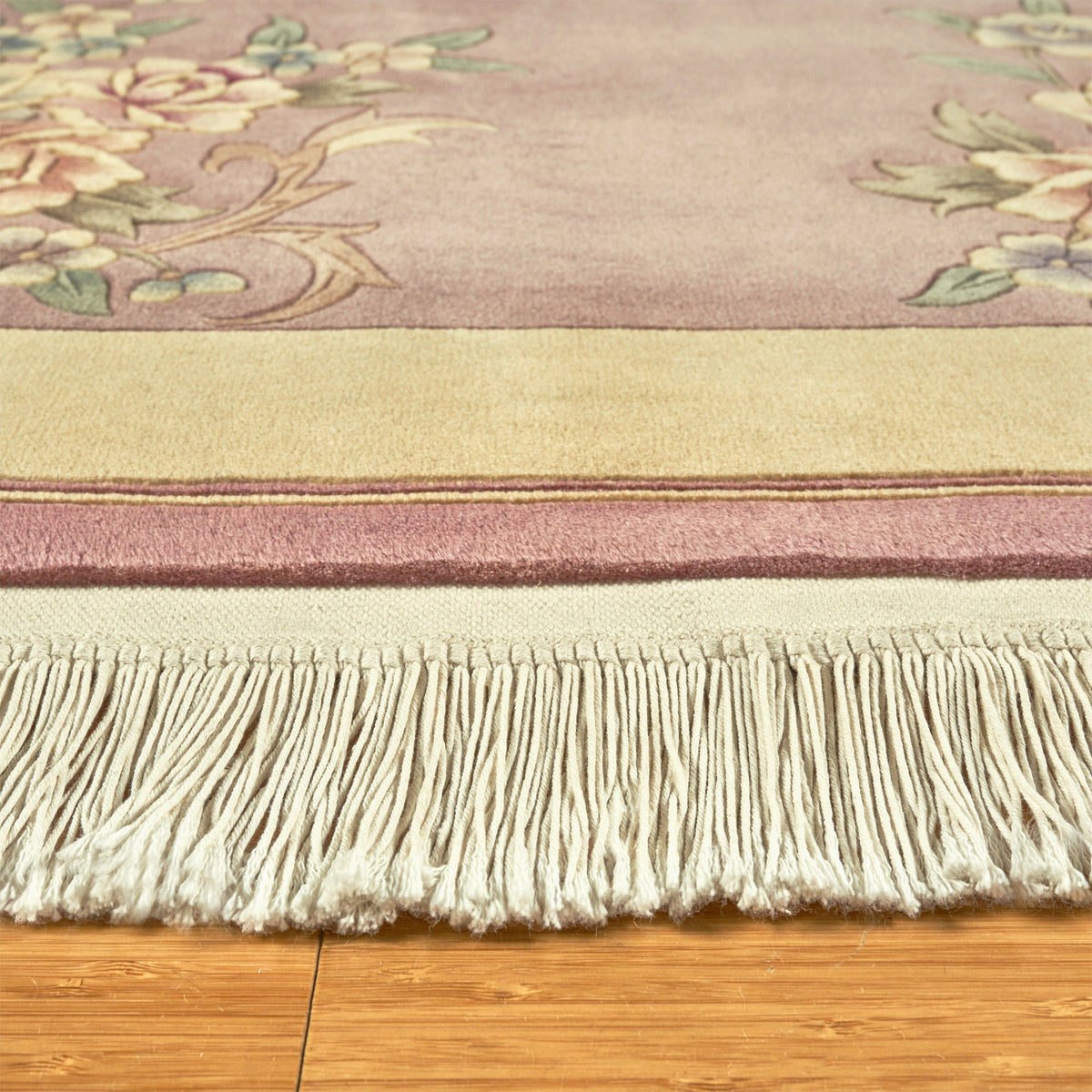 Pagoda Hand Knotted Rug Collection, Shan Light Rose