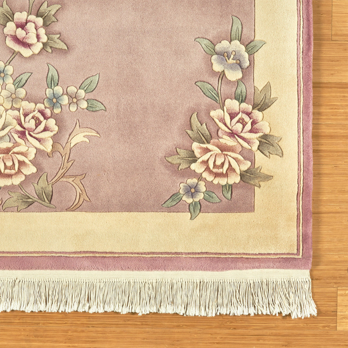 Pagoda Hand Knotted Rug Collection, Shan Light Rose