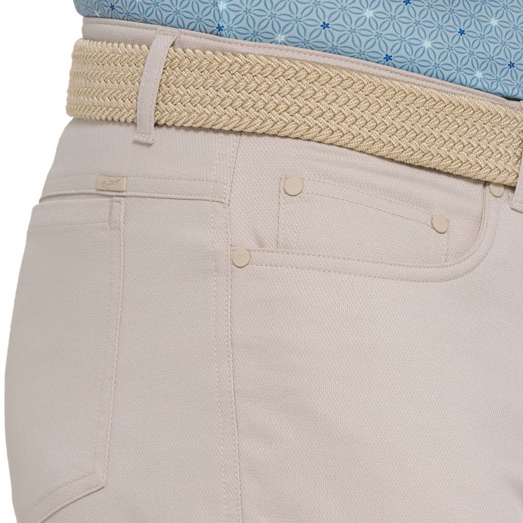 [color:tan] Greg Norman Men's 5 Pocket Pant - Tan - image 4