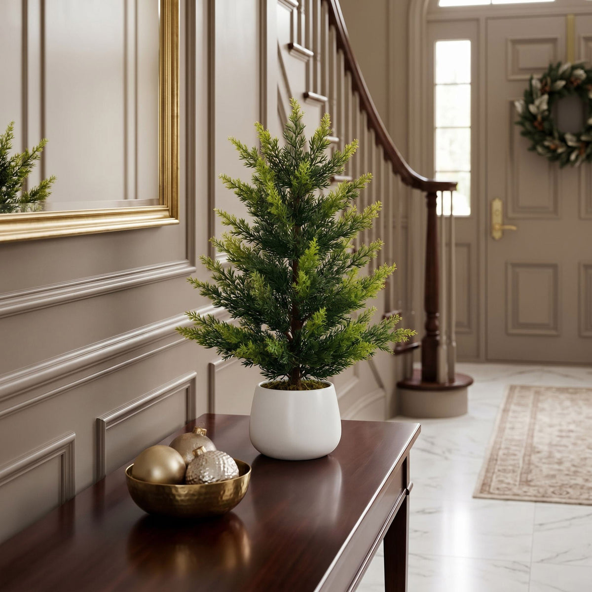 Faux 24” Tabletop Cedar Tree