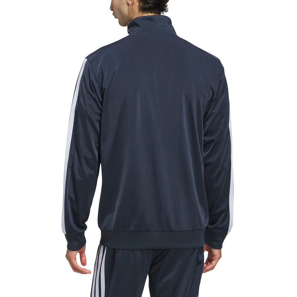 [color:navy] adidas Men's Tricot Track Jacket - Navy - image 2