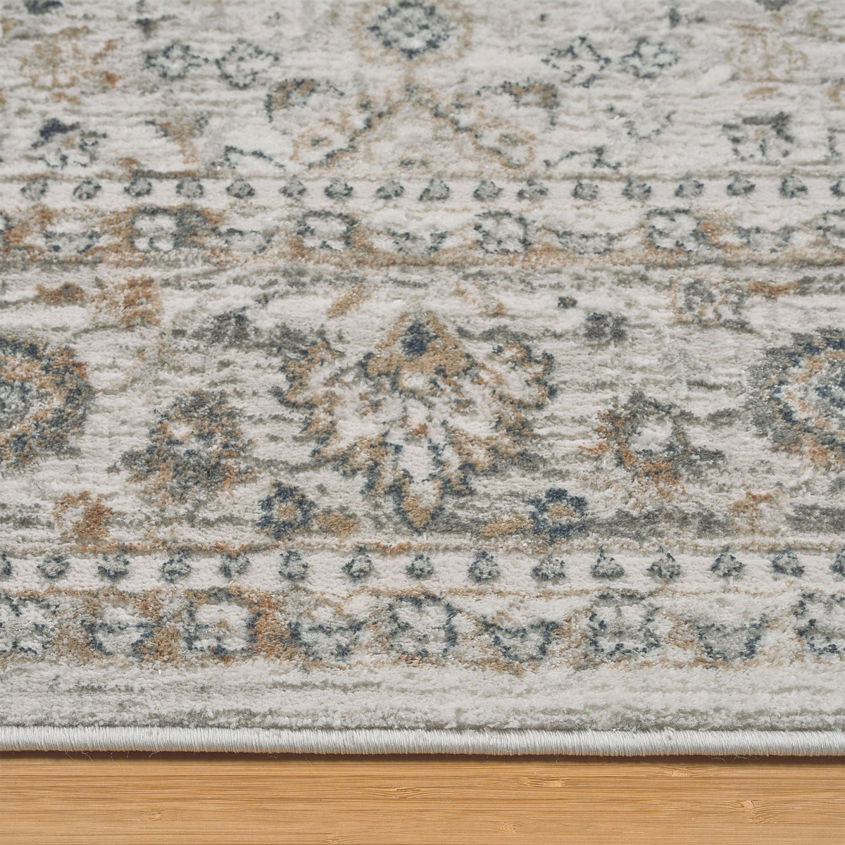 Divina Area Rug, Leona Gray, 5'3” x 7'