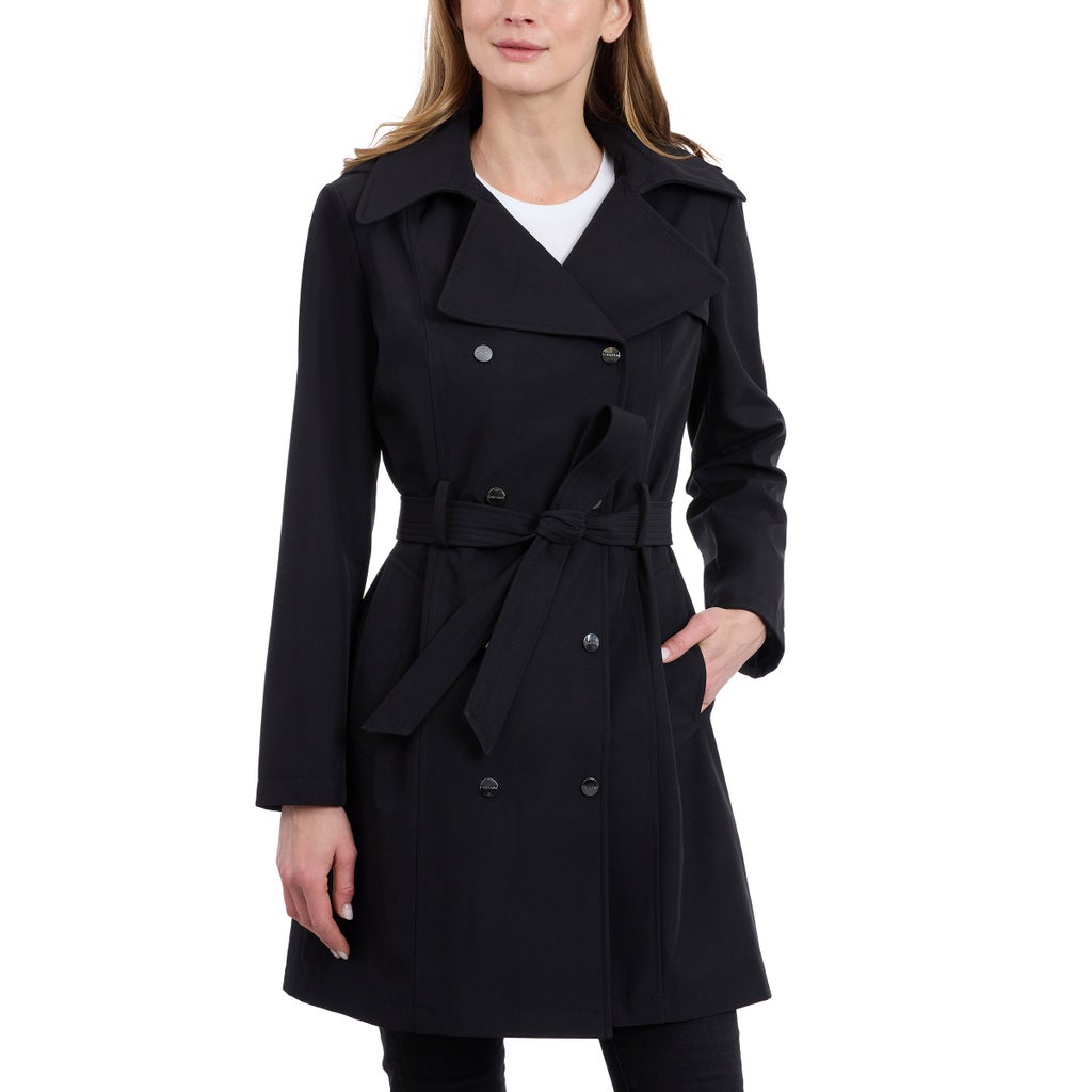 Calvin Klein Women's Hooded Trench Coat - image 2