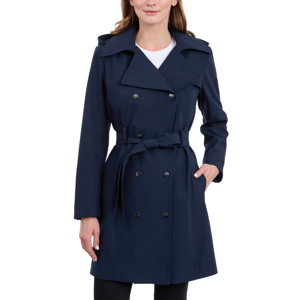 Calvin Klein Women's Hooded Trench Coat - image 3