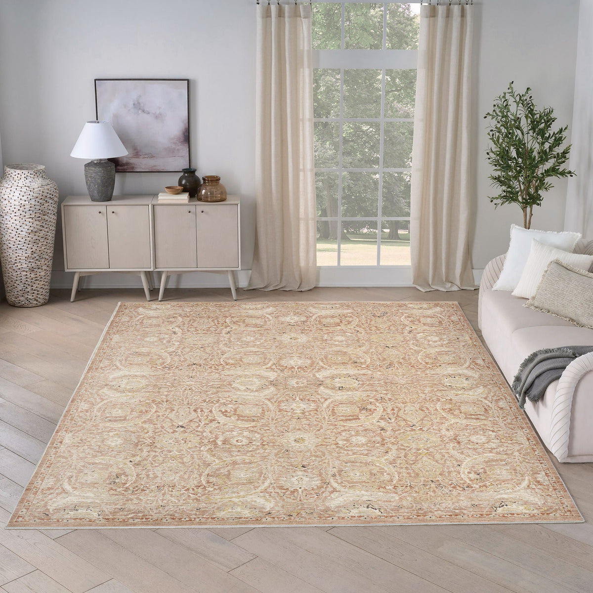 Nourison Antiqua Area Rug, Leigh, 9' x 12'7”