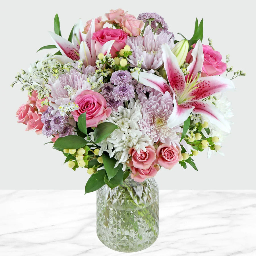 Sweet Valentine Fresh Cut Floral Arrangement, 25-stem