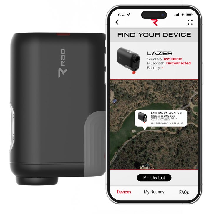 Rad Golf Lazer – GPS Bluetooth Smart Rangefinder with Slope and Pin Lock - image 4