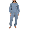 [color:blue] Keith Haring Women's Crew & Jogger Lounge Set - Blue - image 1