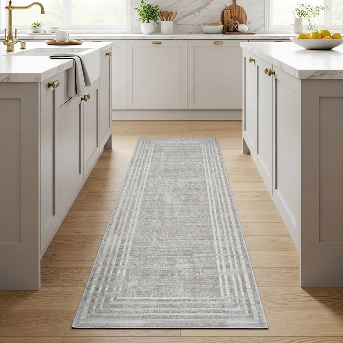 Sasha Runner, Damson Gray, 2'6” x 7'