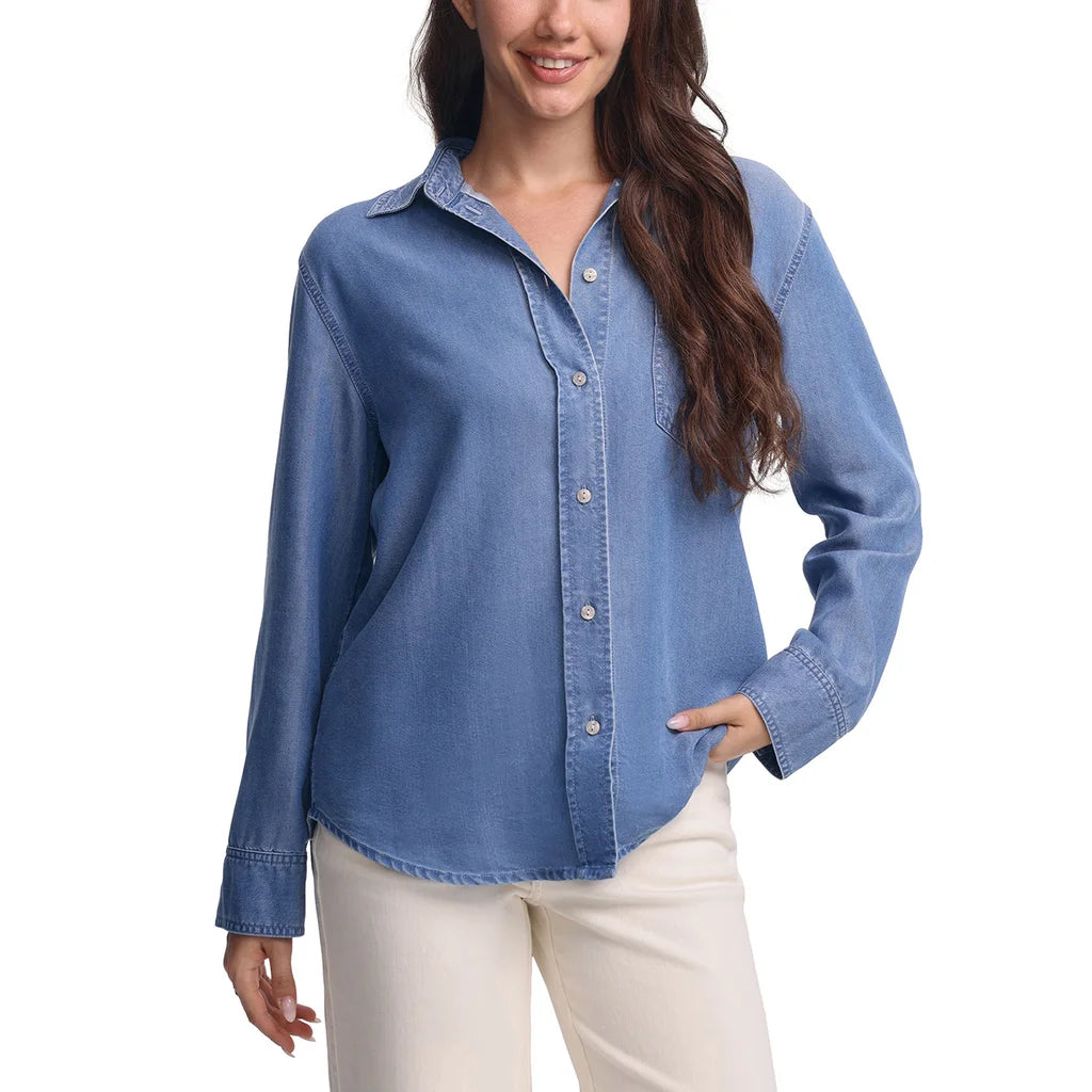 Frye Women's Lyocell Button-Up Shirt - image 3