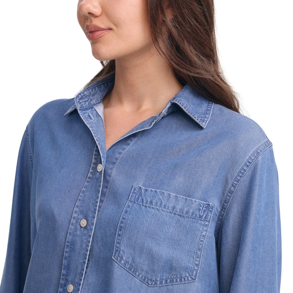 Frye Women's Lyocell Button-Up Shirt - image 8