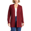 [color:red] Max & Mia Women's Cotton Cardigan - Red - image 1