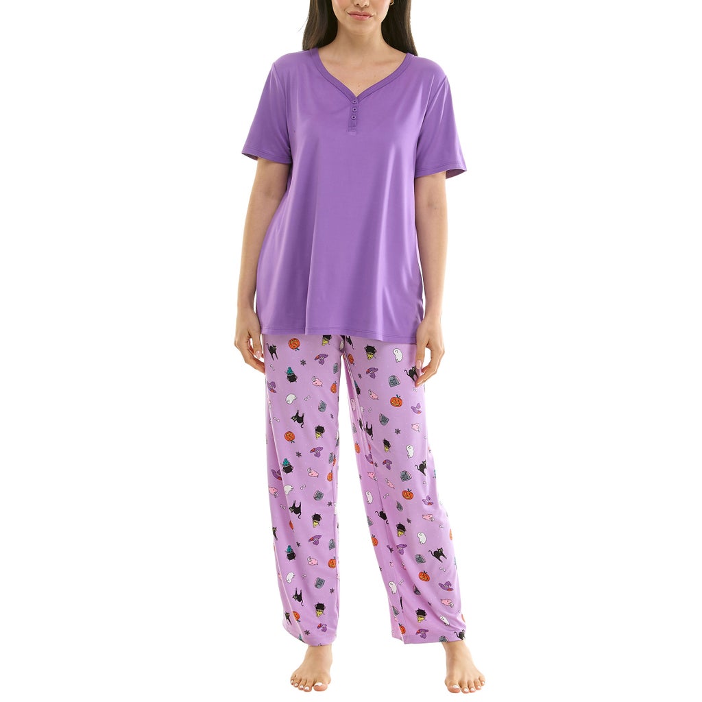Jaclyn Women's Halloween 3-piece PJ Set